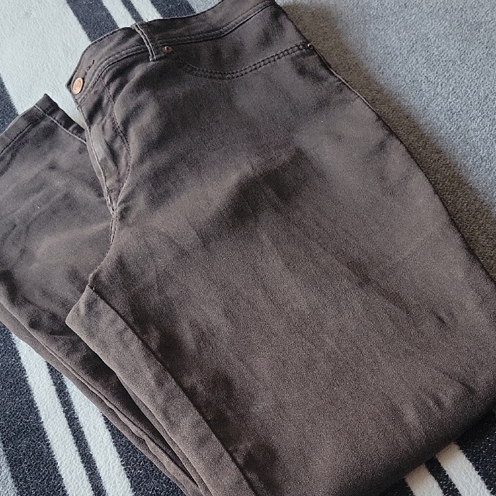 Brown Casual Pants